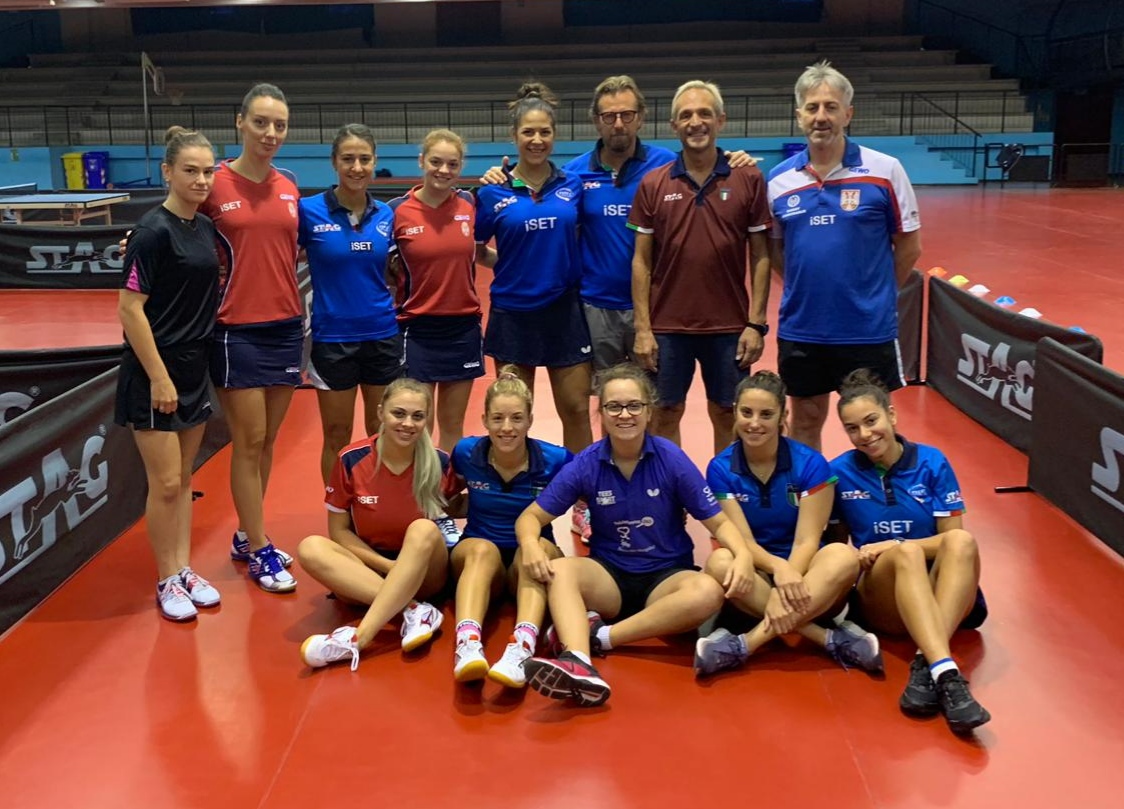 Stage Nazionale femminile con Serbia agosto 2019