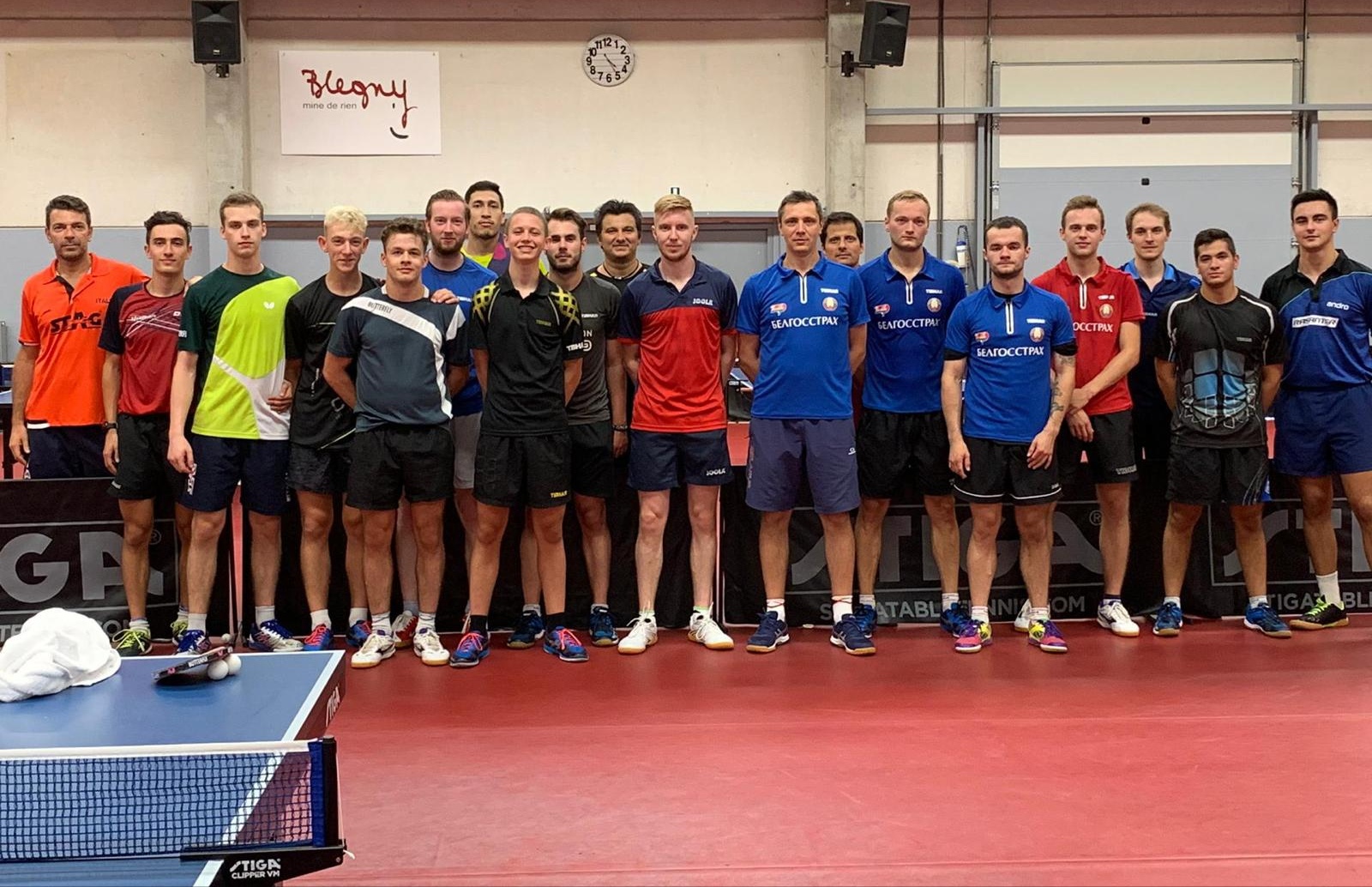 Stage Nazionale maschile in Belgio agosto 2019