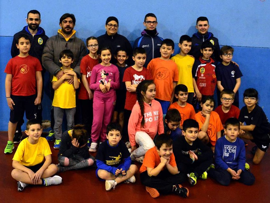 Stage Ping Pong Kids Sardegna marzo 2018 foto Luciano Saiu