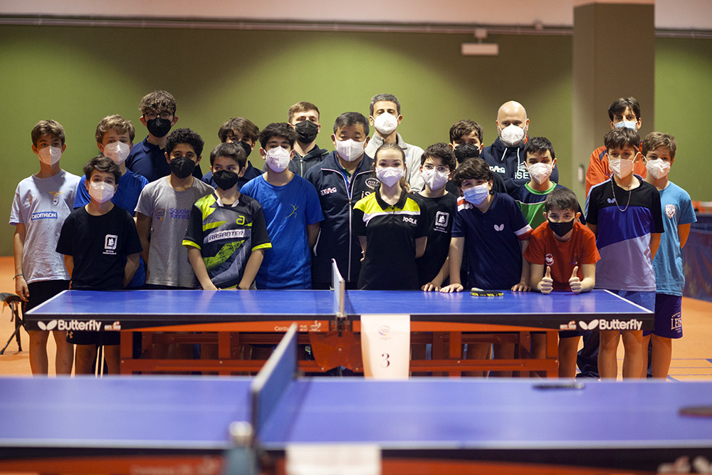 Stage Scuole di Tennistavolo a Roma atleti