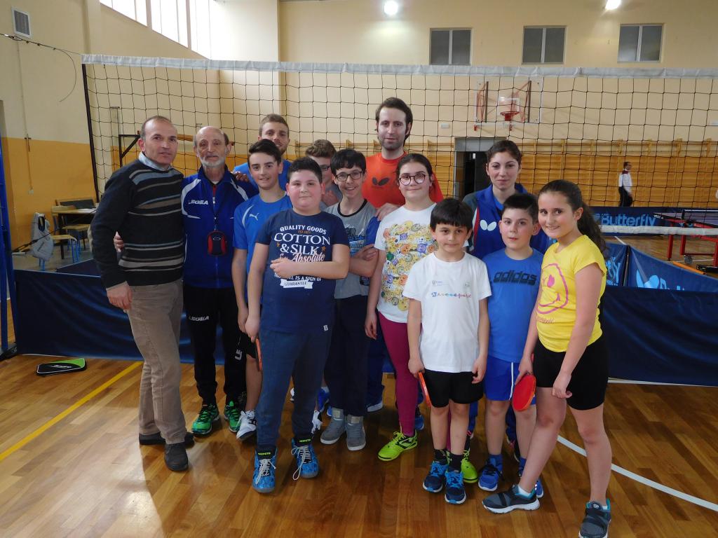 Stage giovanile Molise Ping Pong Kids 2017
