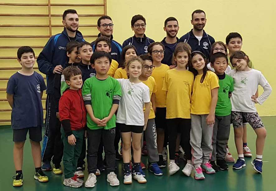 Stage giovanile Sardegna Ping Pong Kids gennaio 2019
