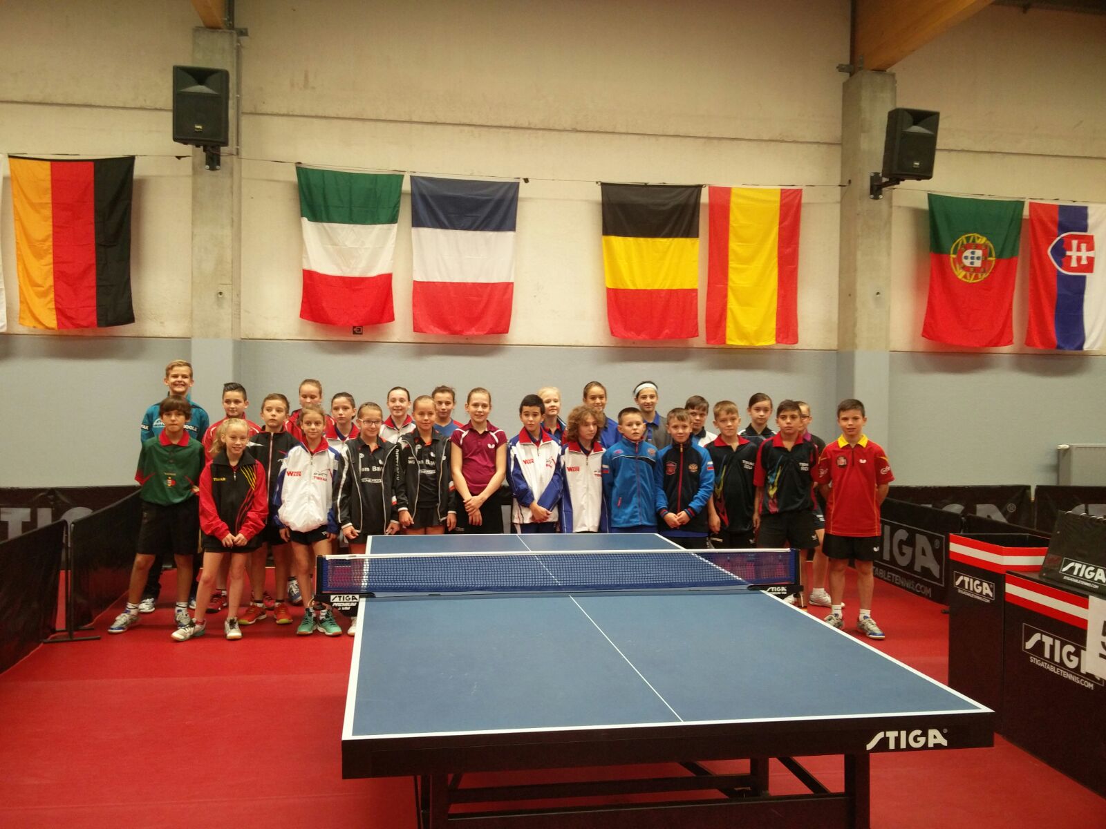 Stiga Masters Minimes 2016 gruppo