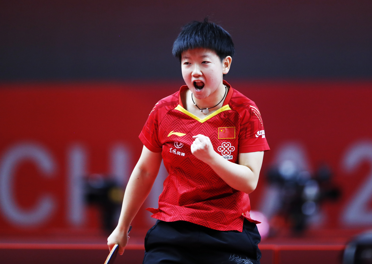 Sun Yingsha vince a Lingshui City agosto 2020