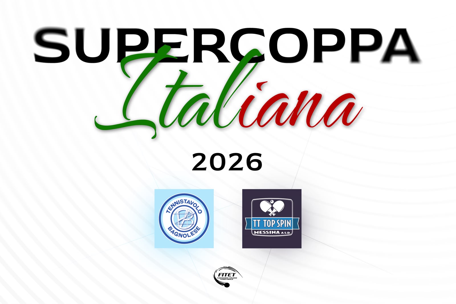 Supercoppa Italiana maschile 2026 logo