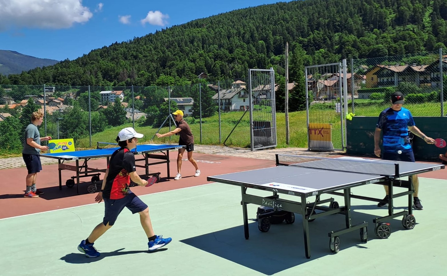 TTX Cup 2024 tappa di Serrada panoramica dei tavoli