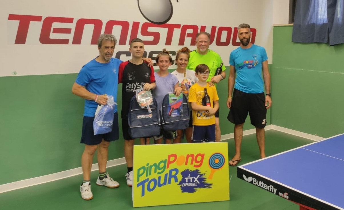 TTX Cup a Cascina il podio del torneo di TTX