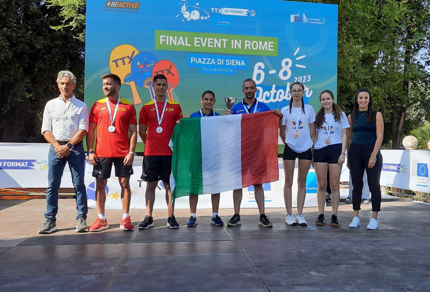 TTX EU Format fasi conclusive podio Nations tournament