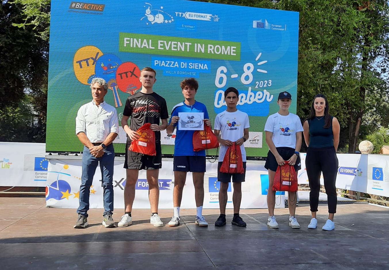 TTX EU Format fasi conclusive podio Sunday tournament