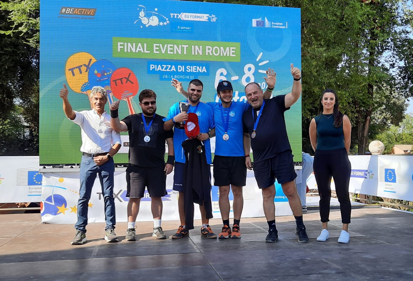 TTX EU Format fasi conclusive podio TTX Cup
