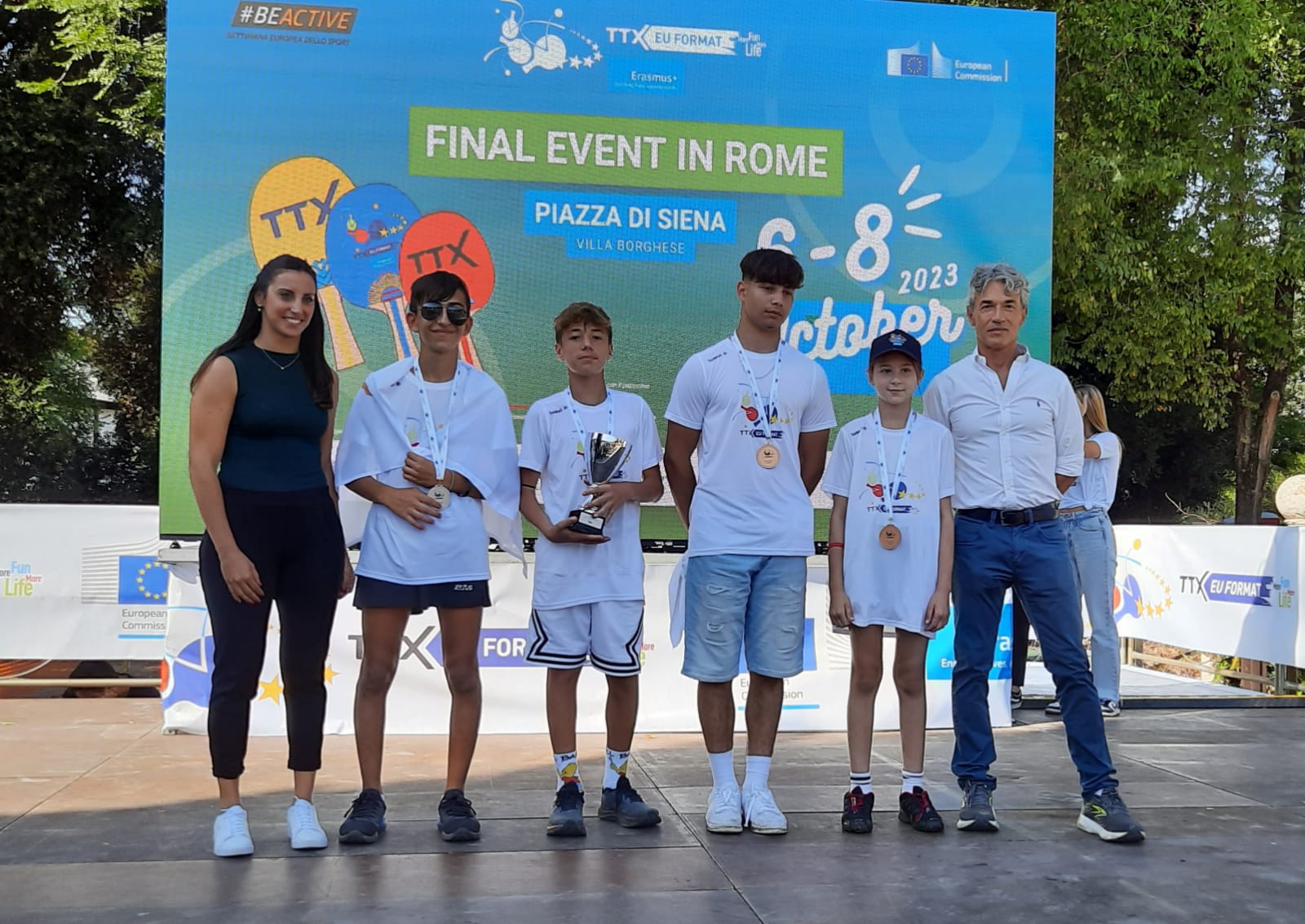 TTX EU Format fasi conclusive podio school tournament