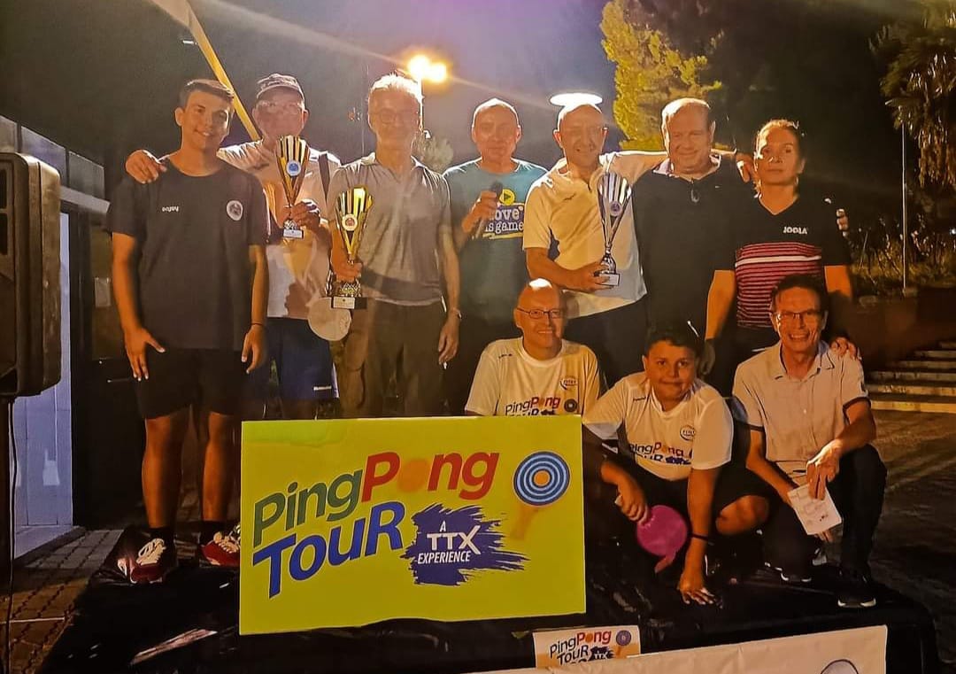 TTX Ping Pong Summer Tour 2022 tappa di Foggia il podio