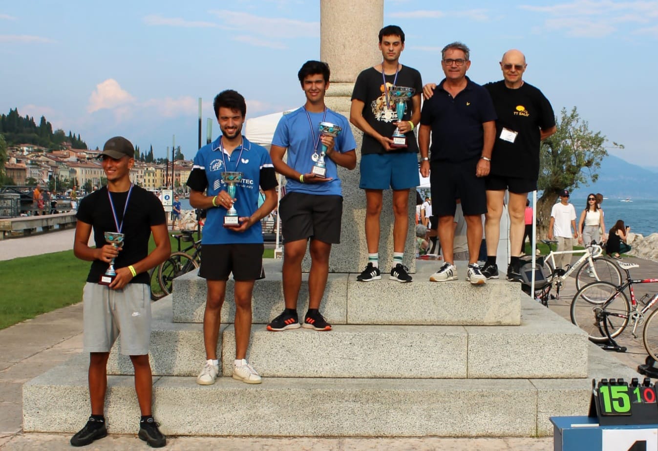 TTX Ping Pong Summer Tour 2022 tappa di Salò il podio