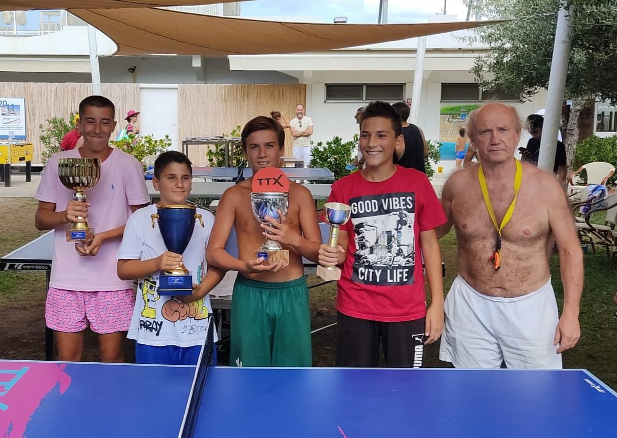 TTX Summer Tour 2023 tappa di Cervia podio del torneo giovanile