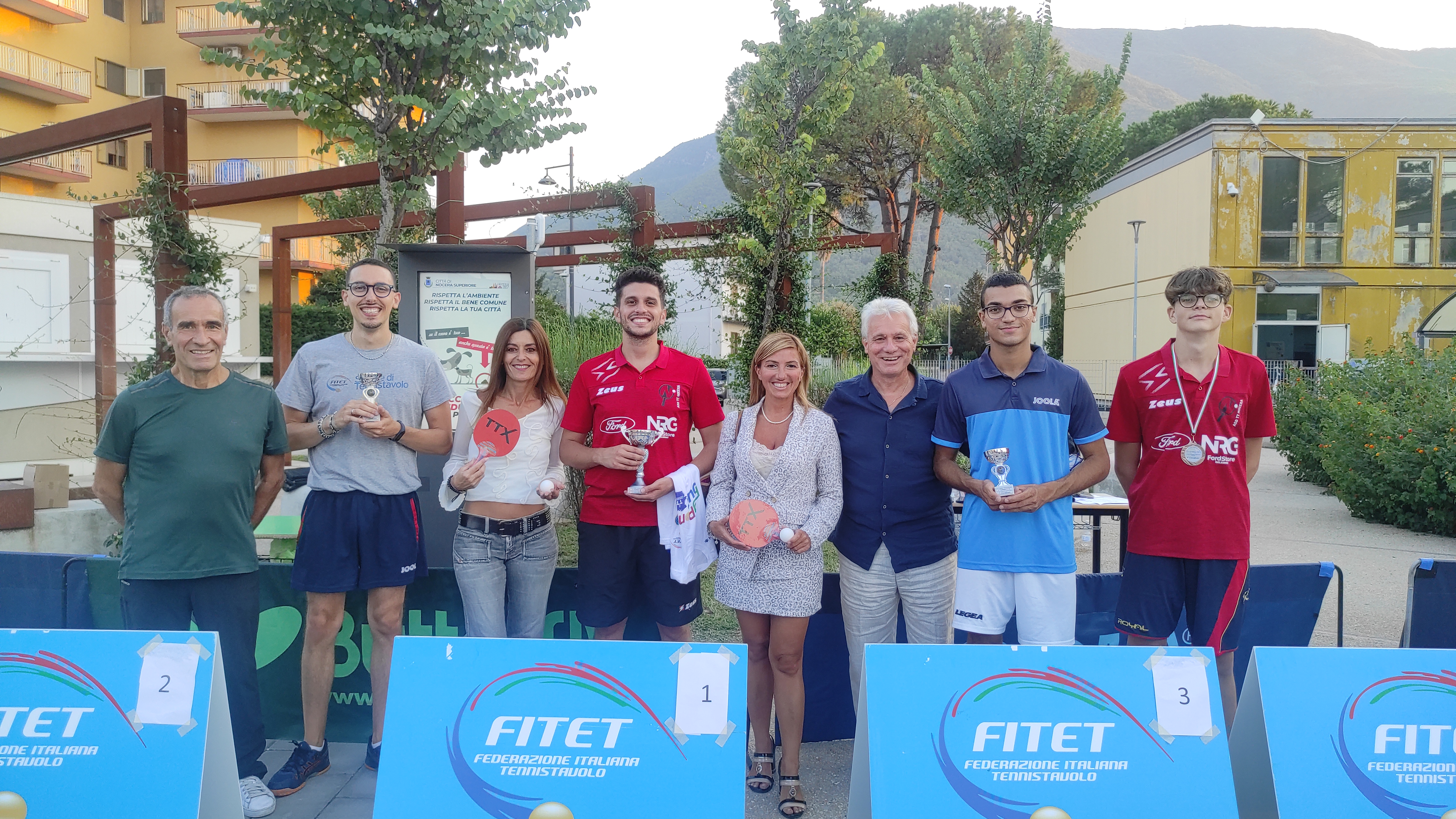 TTX Summer Tour 2023 tappa di Nocera Superiore il podio