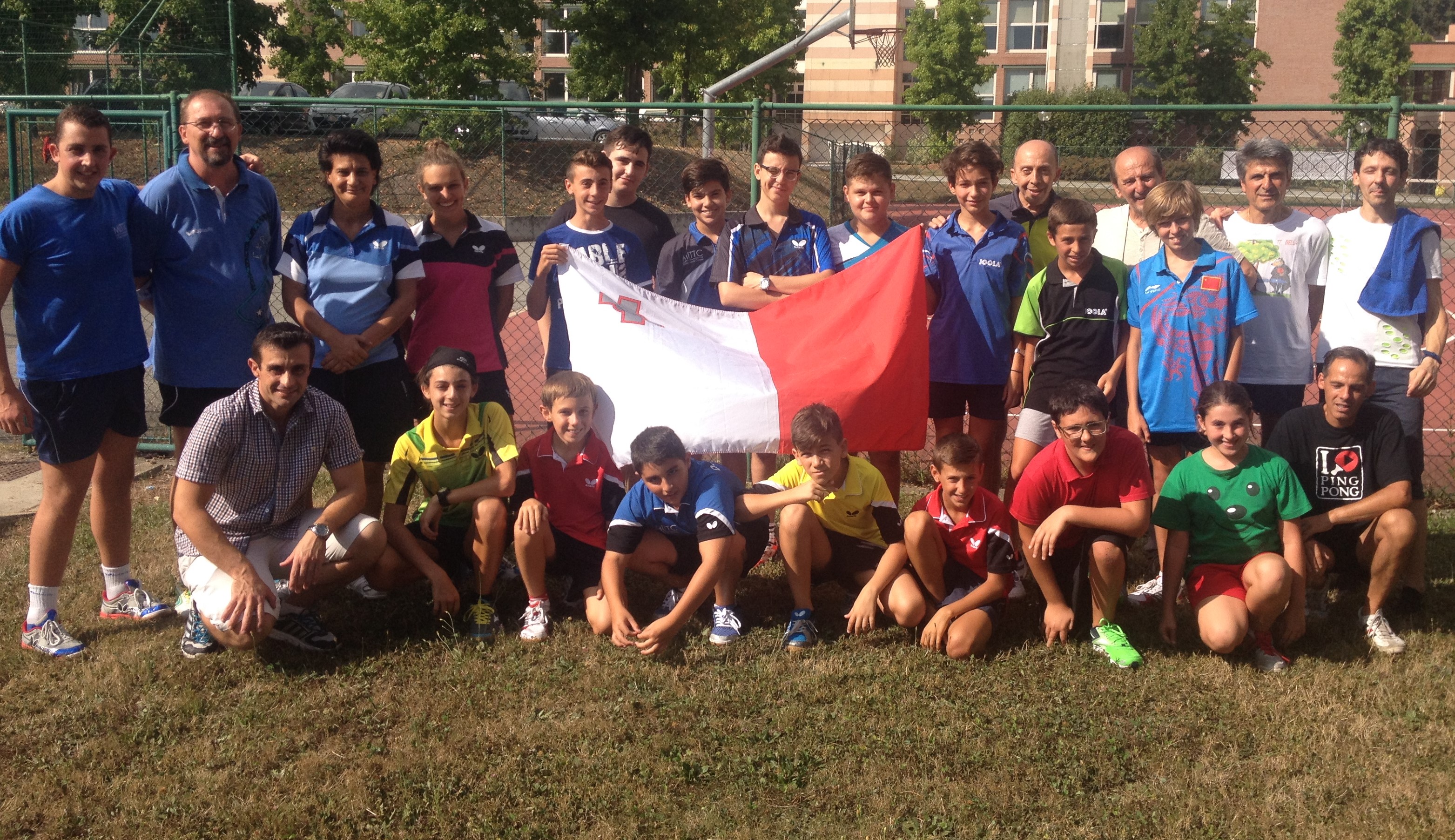 TT Biella stage con gli atleti maltesi settembre 2016