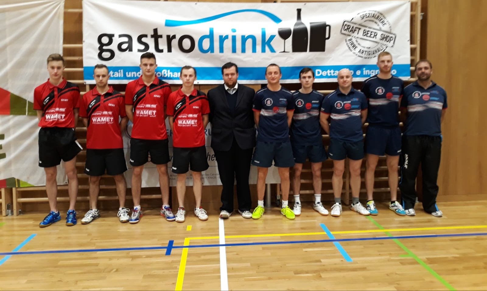 TT InterCup Sarnthein contro i contro i polacchi del KS Wamet Dabcze 2018 2019