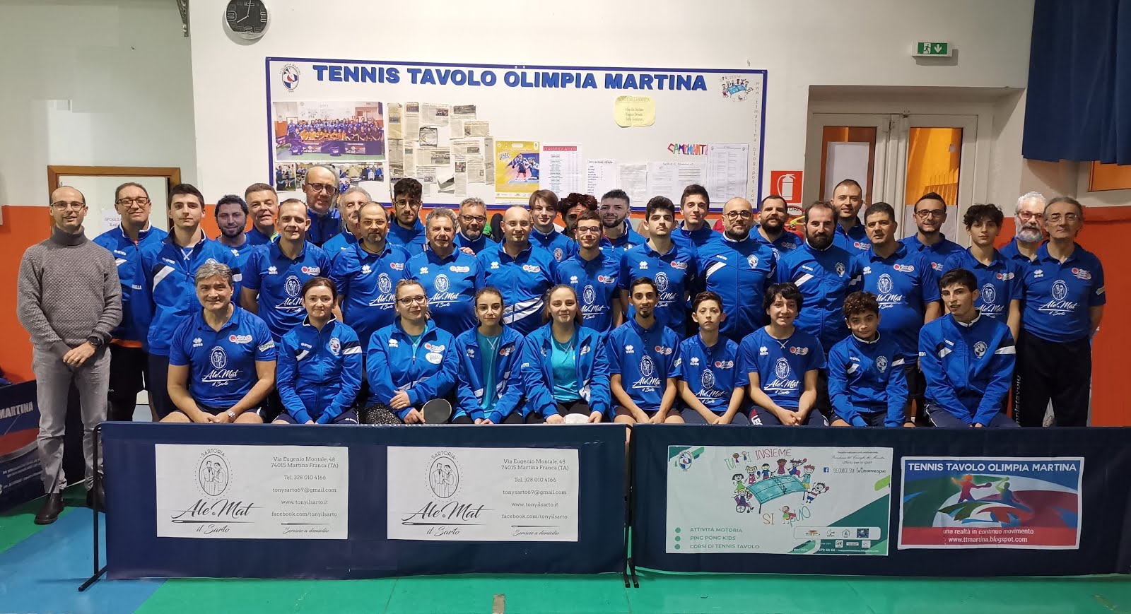 TT Olimpia Martina stagione agonistica 2019 2020