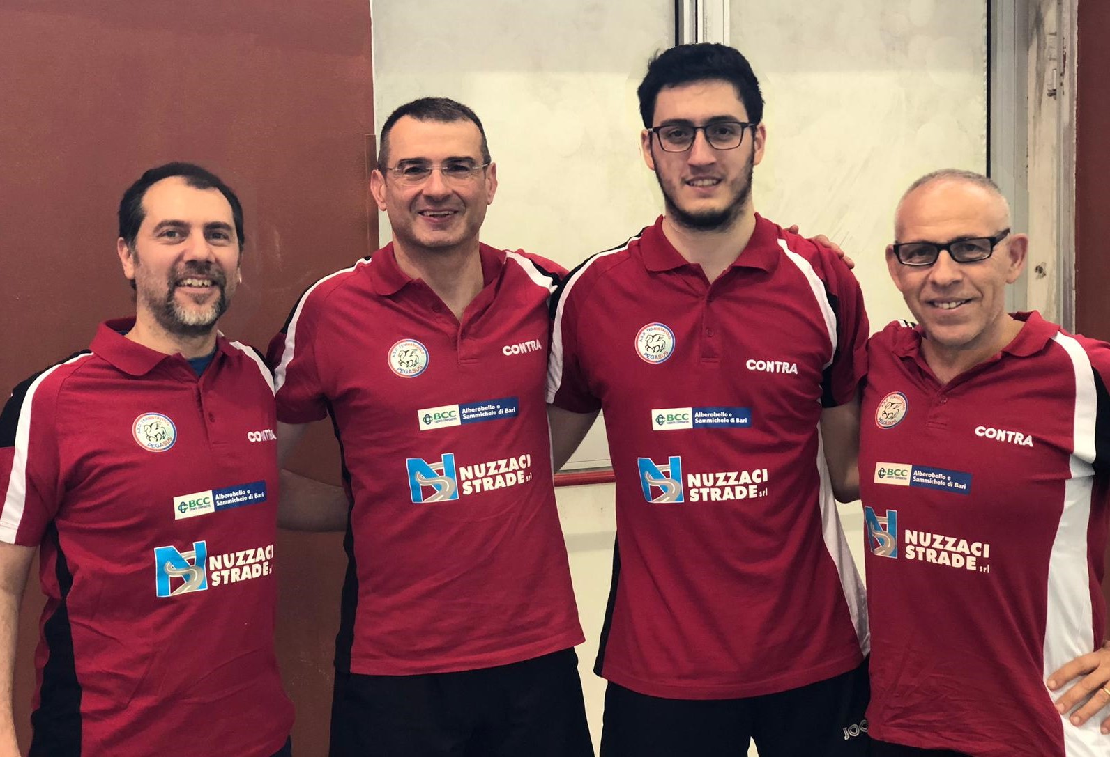 TT Pegasus Claudio Motolese Giuseppe Fasano Luca DErcole e Franco De Leo squadra C1 2018 2019