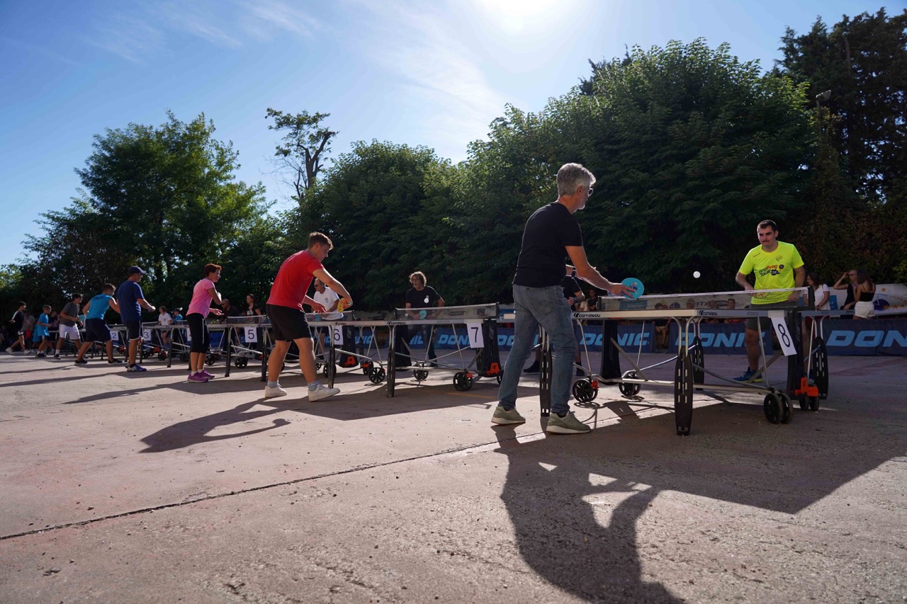 Table Tennis X pongisti in azione