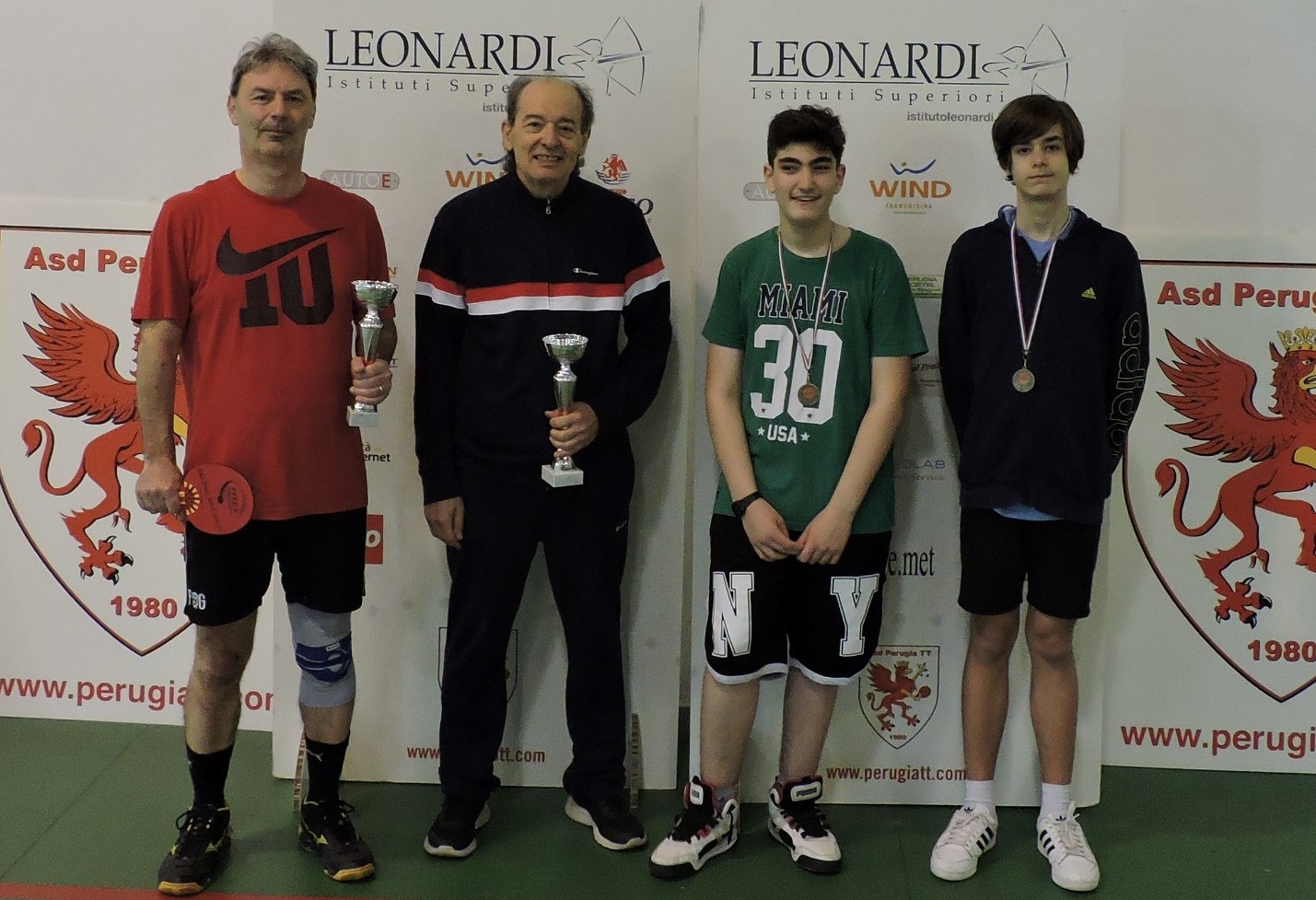 Tappa TTX Cup di Perugia podio primo torneo