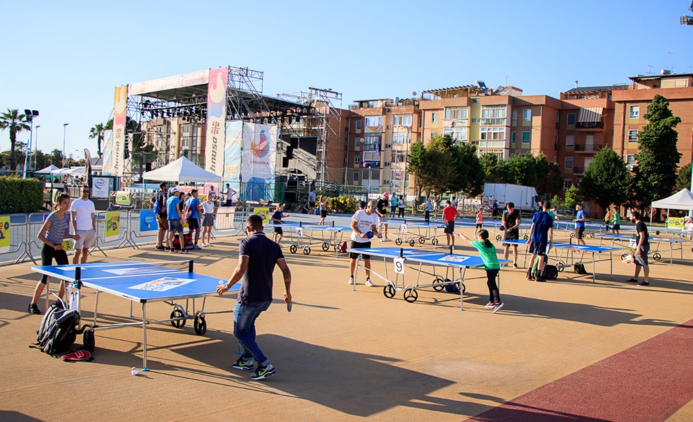 Tappa TTX Ping Pong Fest di Cagliari una panoramica dei tavoli