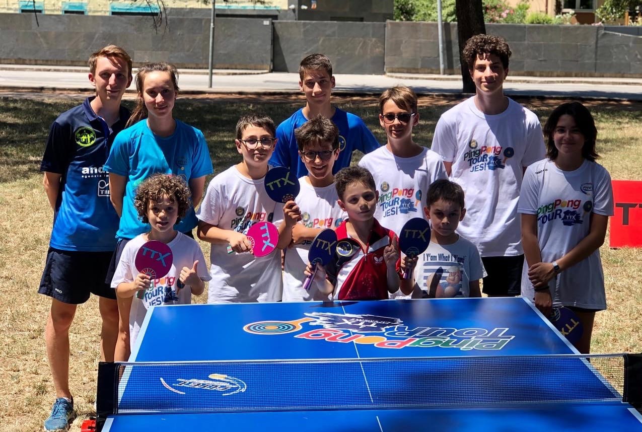 Tappa TTX Ping Pong Summer Tour di Jesi podio torneo giovanile