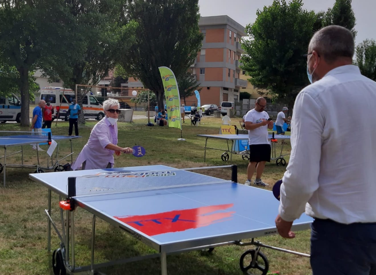Tappa TTX di Montemarciano assessore Magnini e sindaco Bartozzi