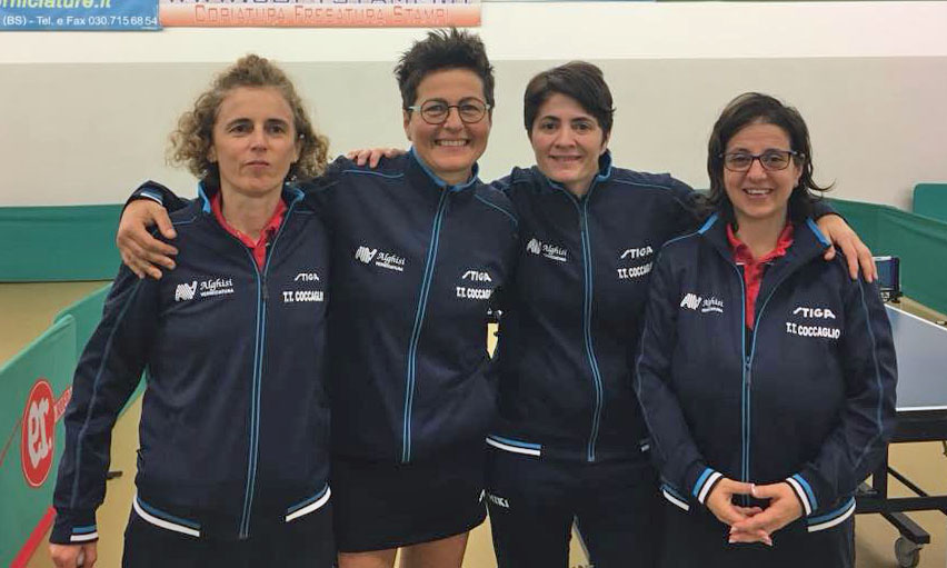 Tennistavolo Coccaglio serie A1 2019 2020