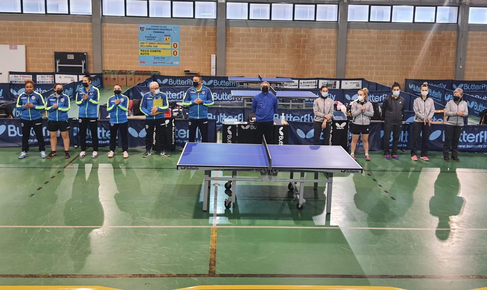 Tennistavolo Ennio Cristofaro contro Cortemaggiore 2021 2022