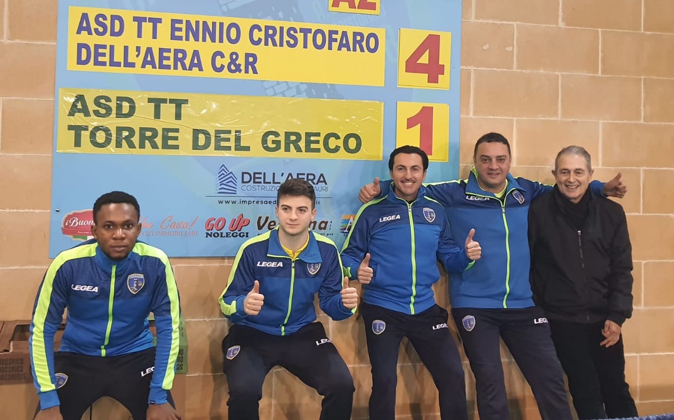 Tennistavolo Ennio Cristofaro serie A2 2021 2022