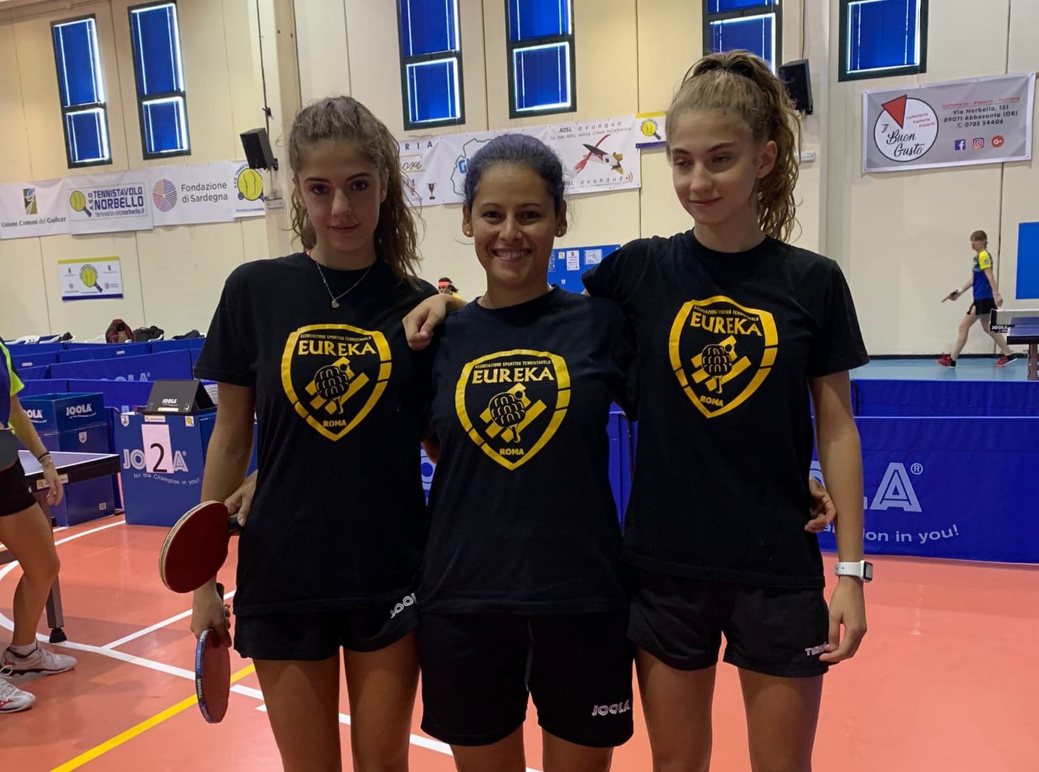 Tennistavolo Eureka Roma di serie A2 femminile 2021 2022