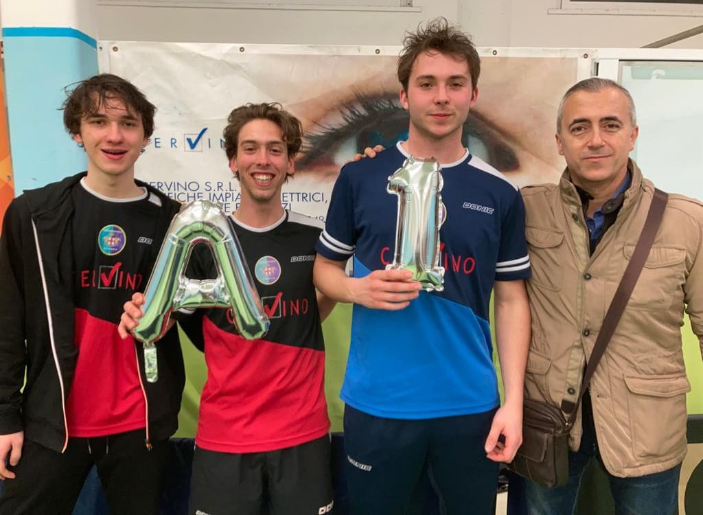 Tennistavolo Genova Cervino promosso in serie A1 2021 2022