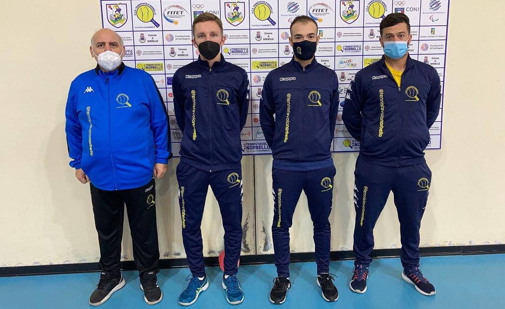 Tennistavolo Norbello serie A1 maschile 2021 2022
