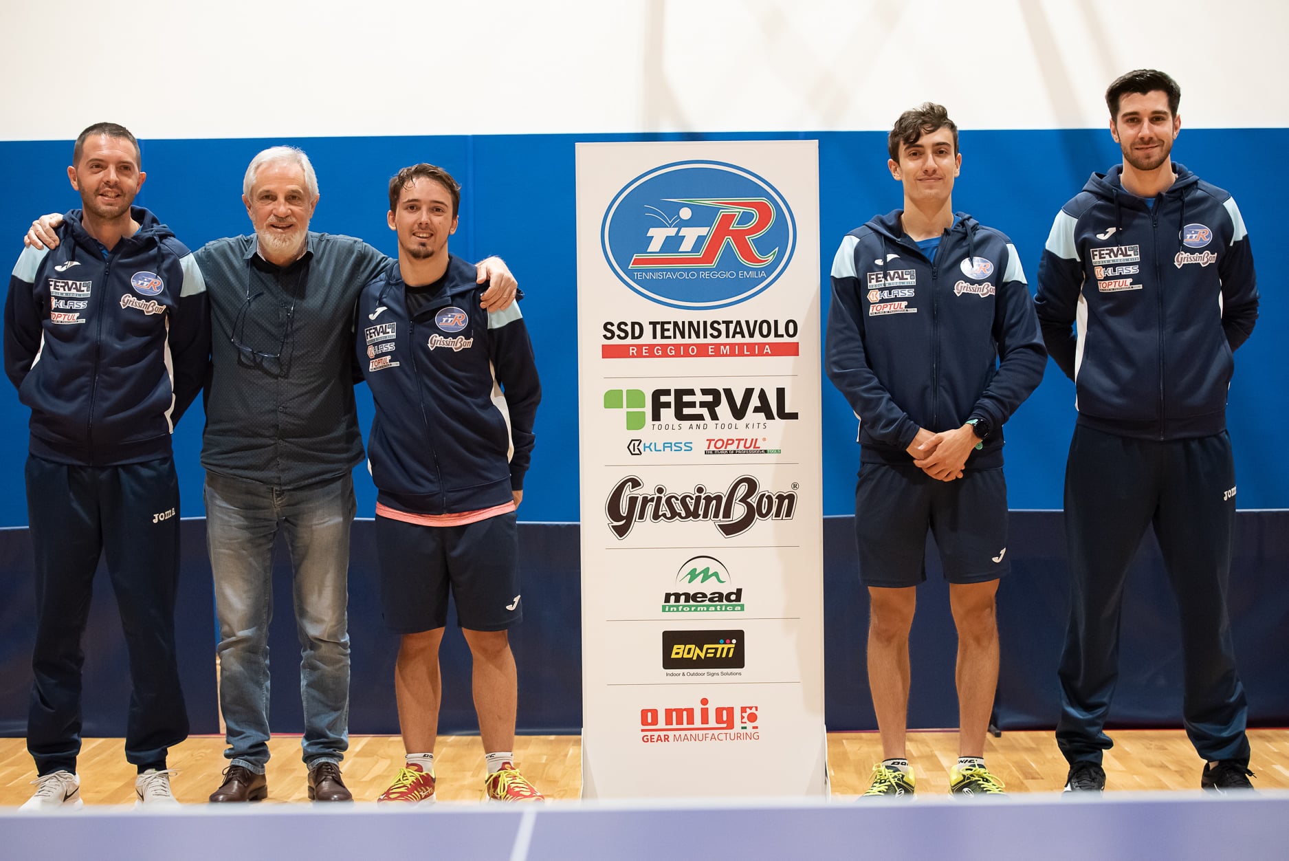 Tennistavolo Reggio Emilia Ferval serie A1 2021 2022 2