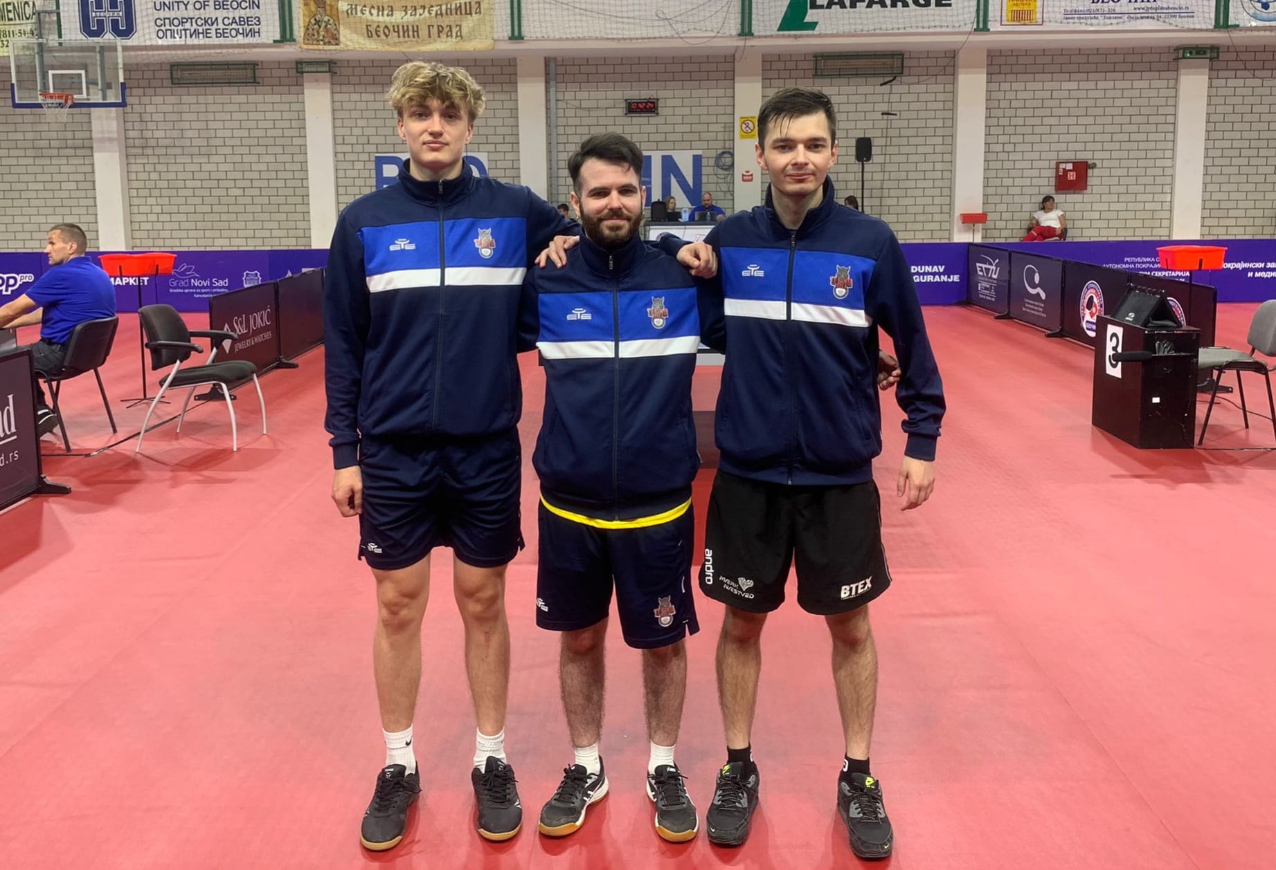 Tennistavolo Santa Tecla Nulvi alla Grand Final di Europe Trophy 2023 2024