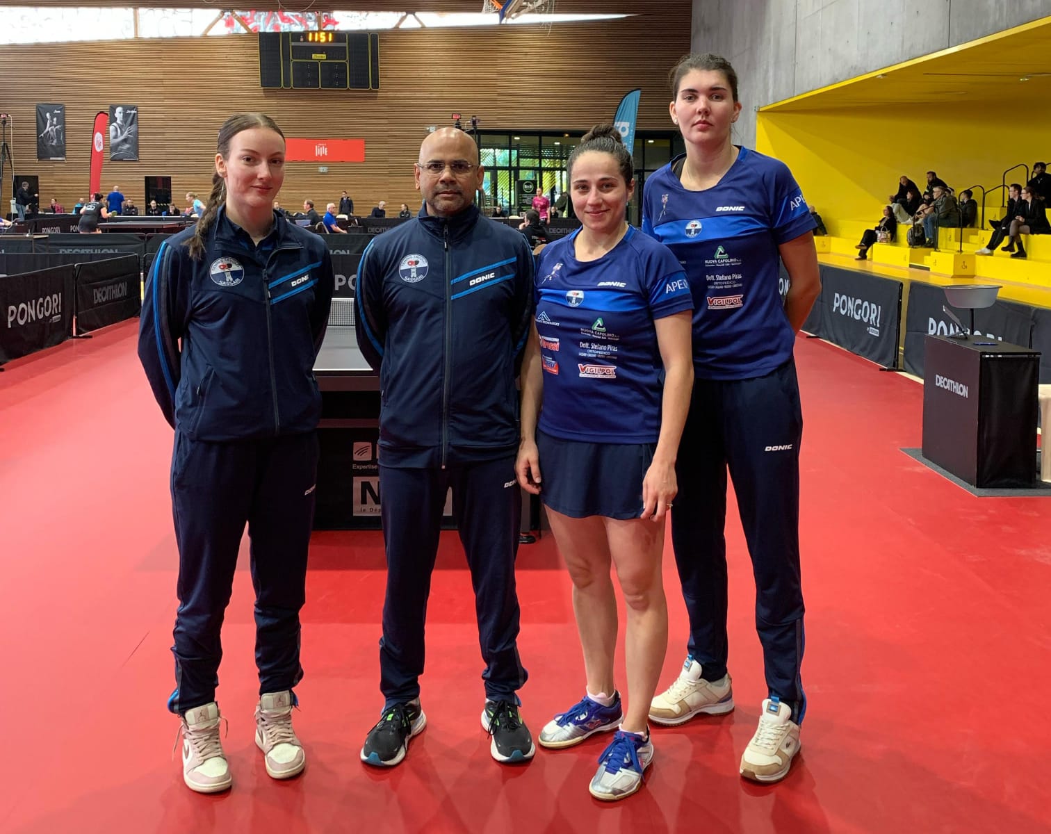 Tennistavolo Sassari batte Budaörsi Sport Club nello stage 2 di Europe Cup 2025 2026