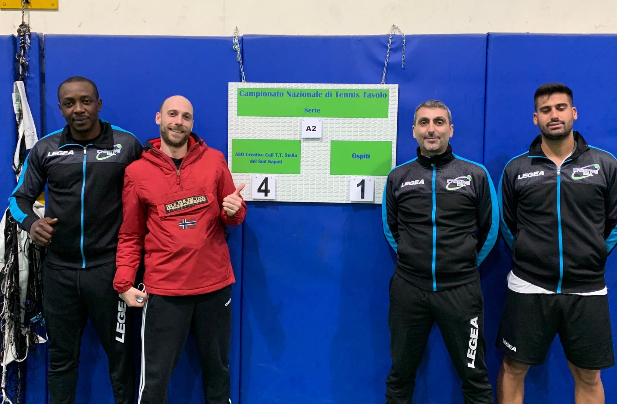 Tennistavolo Stella del Sud Napoli di serie A2 2021 202
