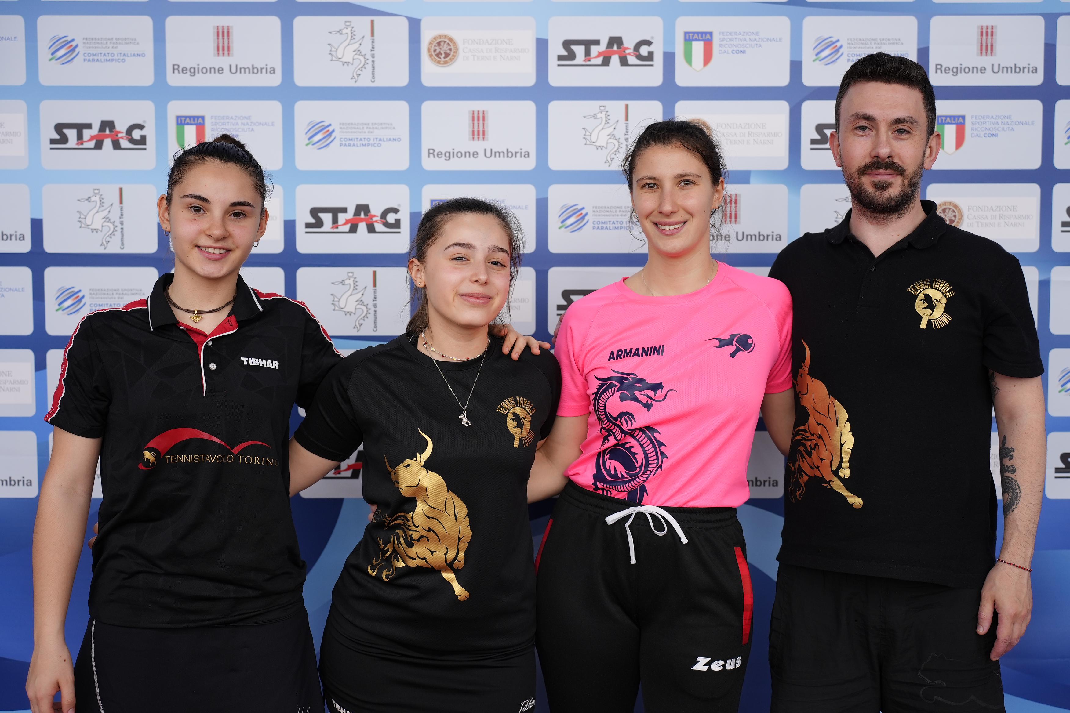 Tennistavolo Torino Eurologistica promosso in A1 femminile 2023 2024