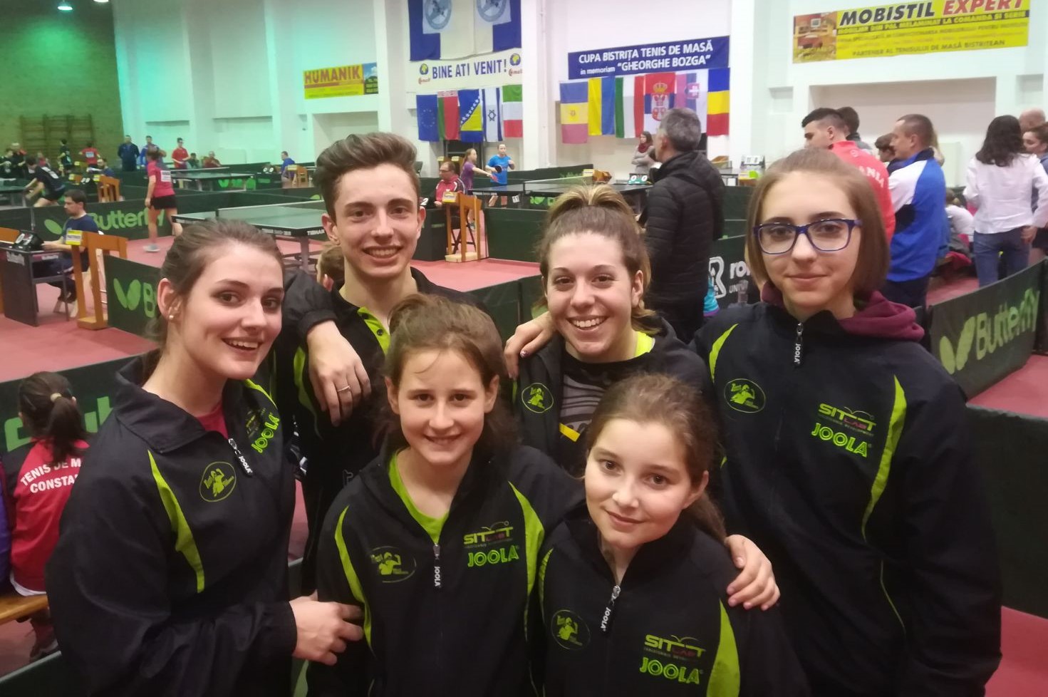 Tennistavolo Vallecamonica alla Cupa Bistrita 2018