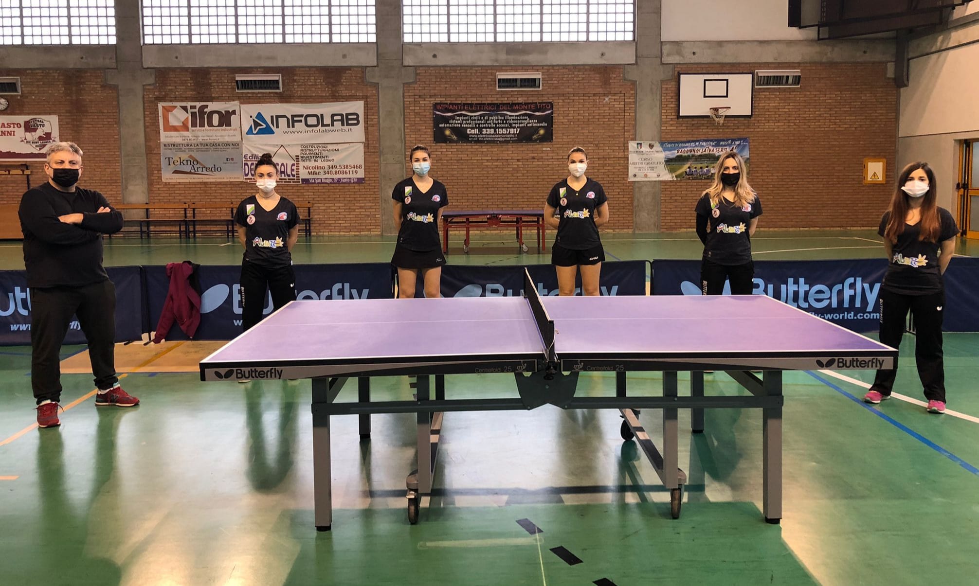 Tennistavolo Vasto serie A2 femminile 2020 2021