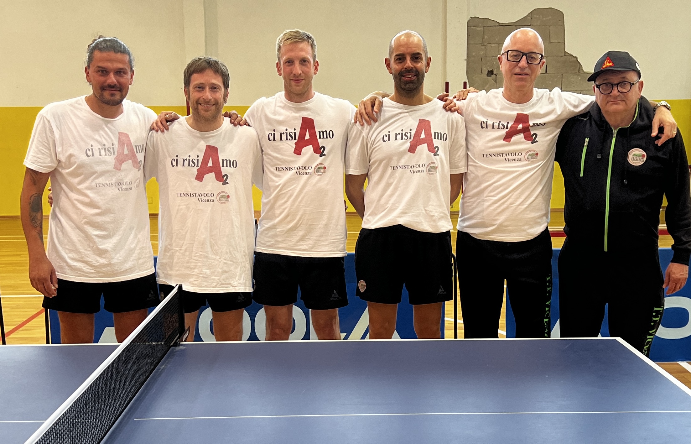 Tennistavolo Vicenza 2024 2025 promosso in serie B1 ok