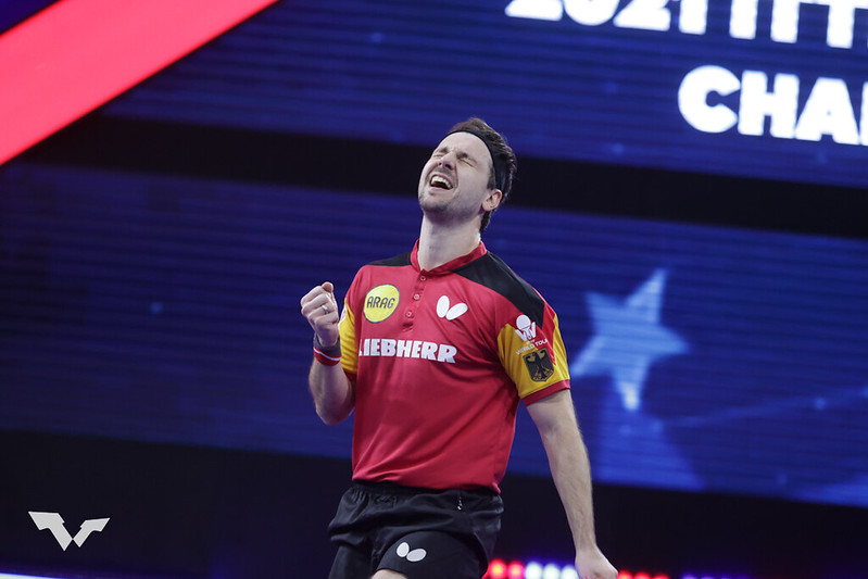 Timo Boll in semifinale ai Mondiali di Houston 2021