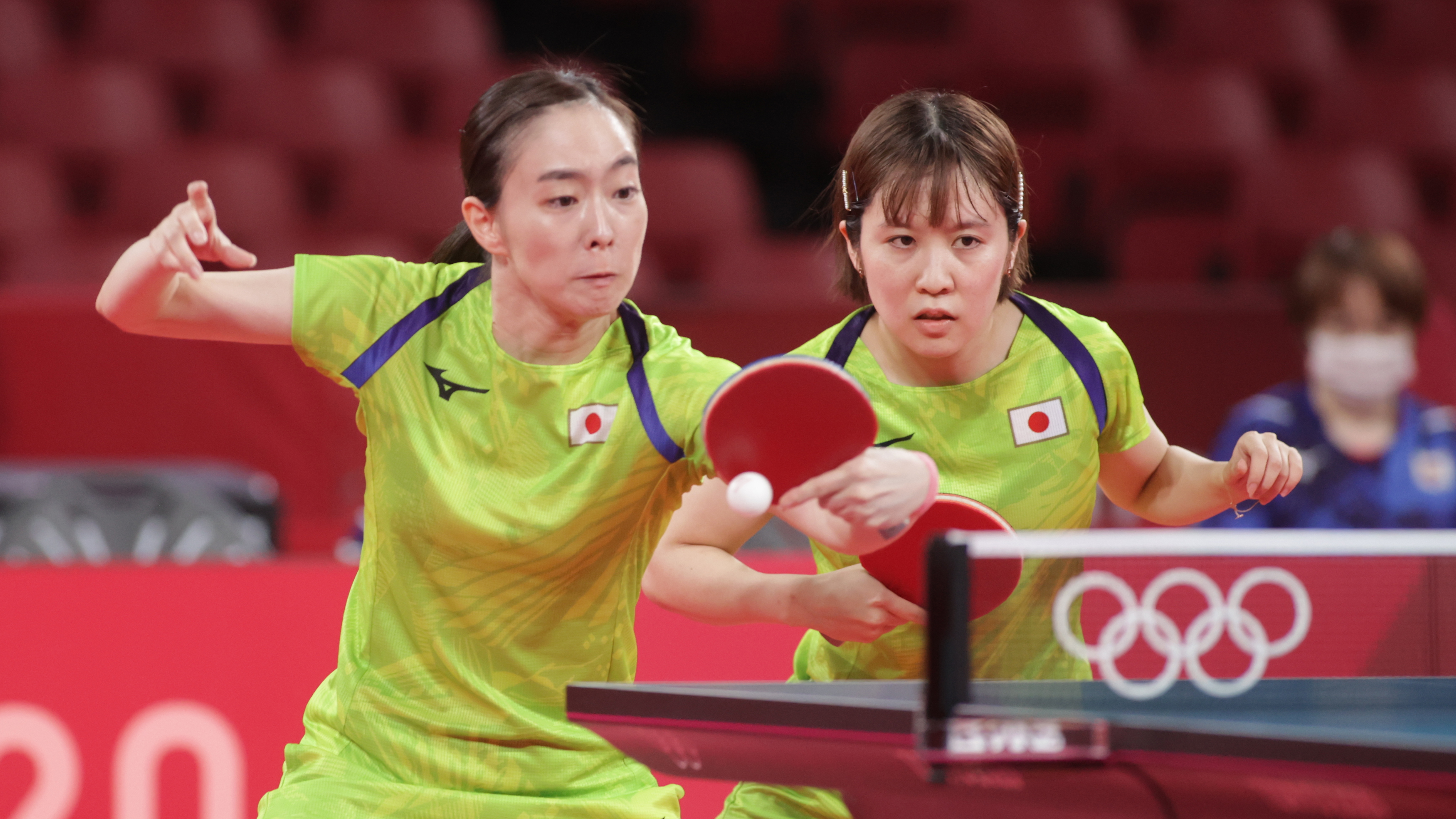 Tokyo 2020 Kasumi Ishikawa e Miu Hirano nella semifinale della gara a squadre