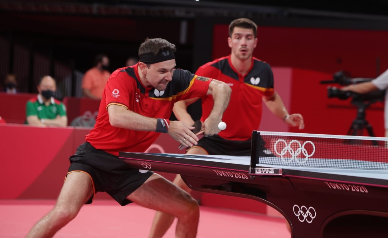 Tokyo 2020 Timo Boll e Patrick Frannziska a squadre contro il Portogallo 