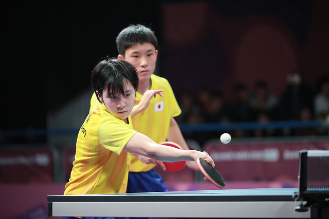 Tomokazu Harimoto e Miu Hirano Giochi Olimpici Giovanili 2018