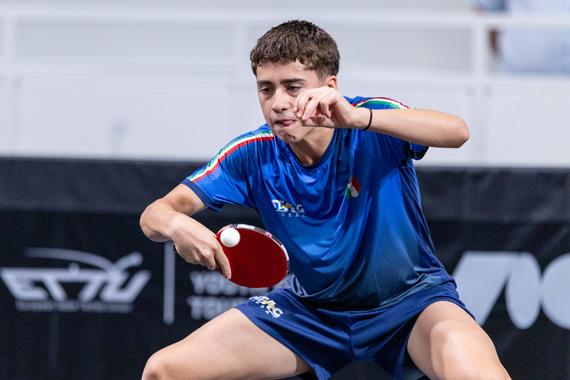 Top 10 Europeo Giovanile 2025 Francesco Trevisan in azione