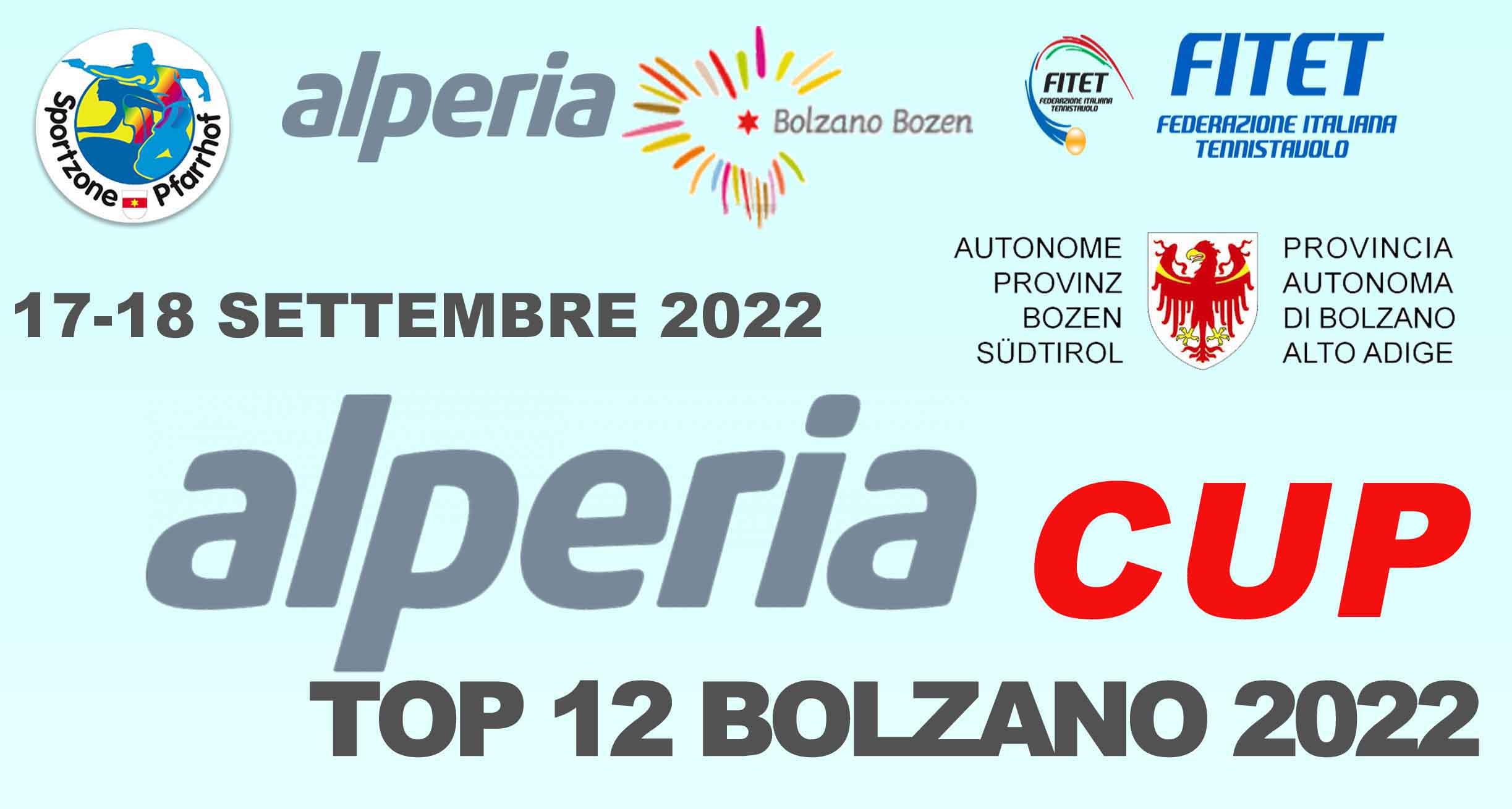 Top 12 Alperia Cup 2022 banner
