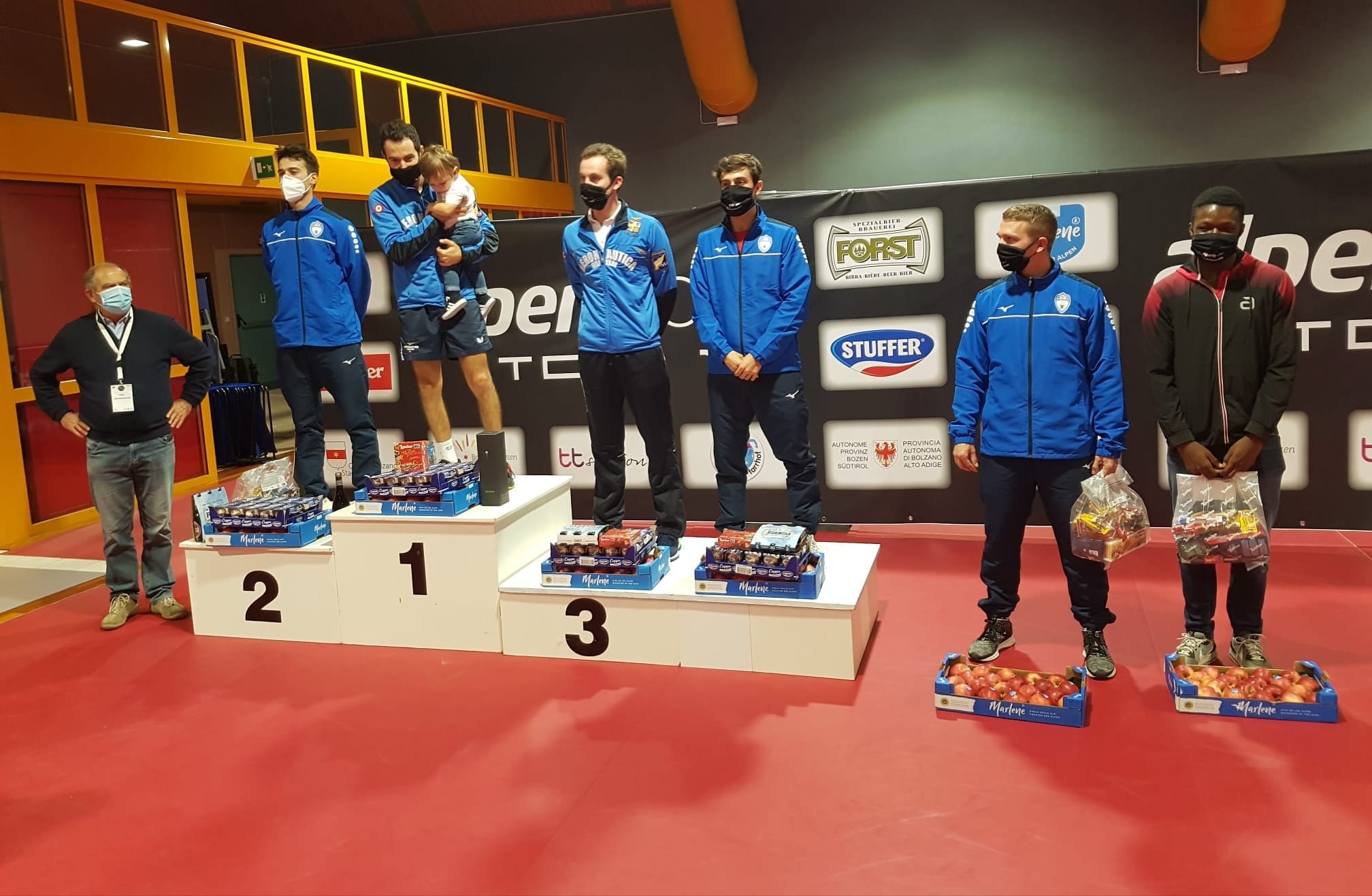 Top 12 di Bolzano podio maschile