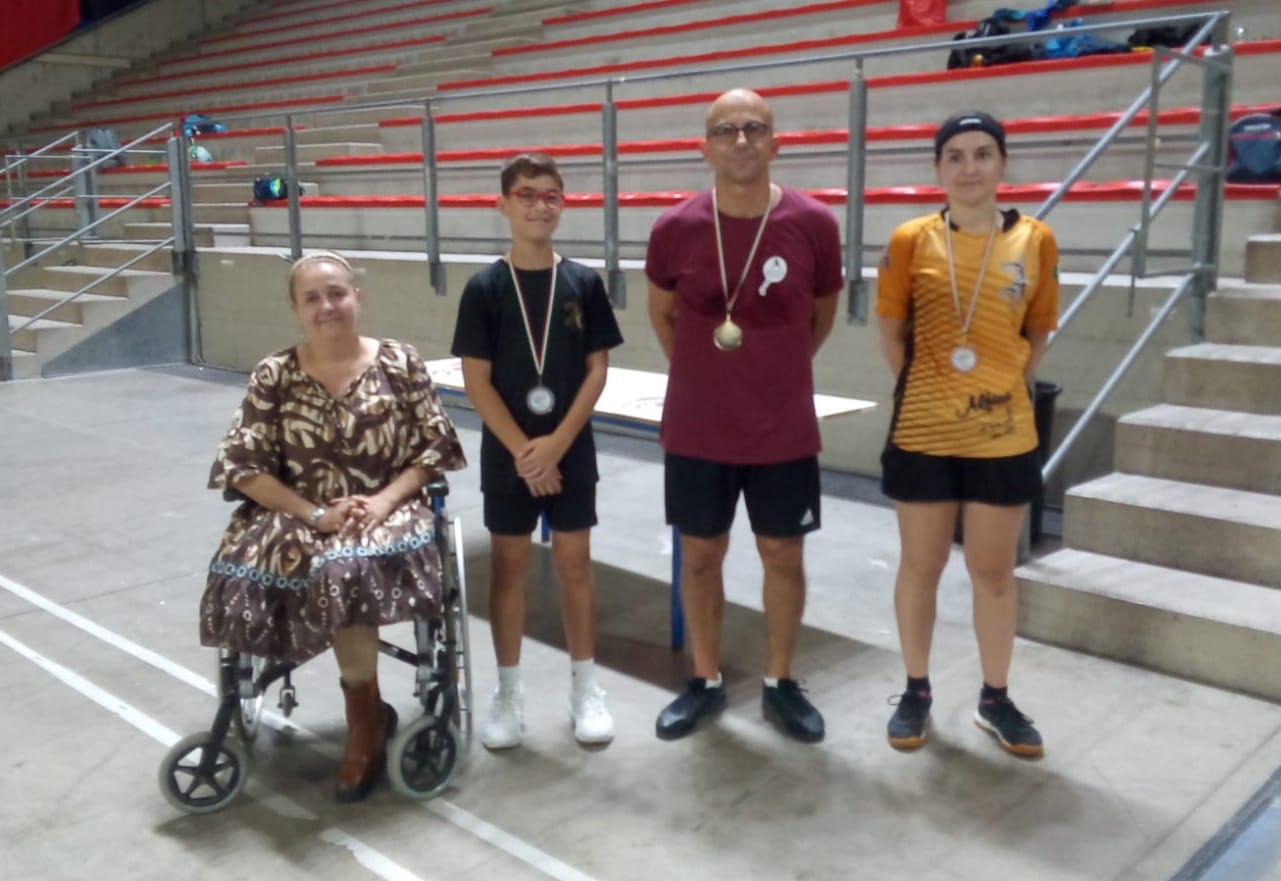 Torneo Open di Ancona 24 settembre 2023 podio del singolare Top 6500 maschile 9000 femminile